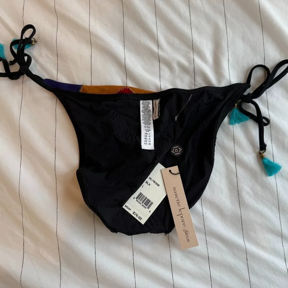 Nanette Lepore Large Serengeti Bikini top and. bottom